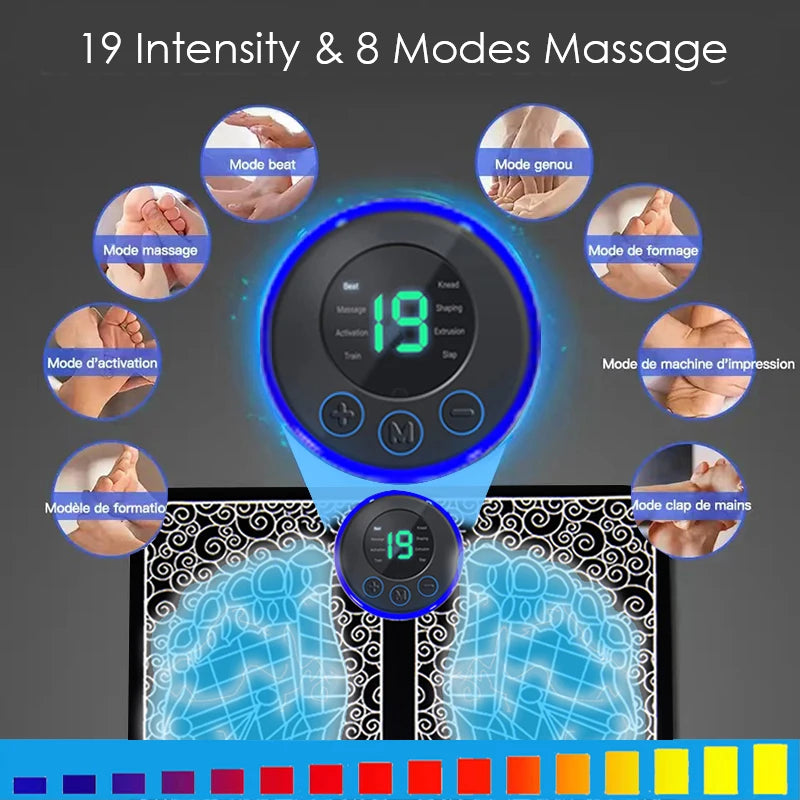 Coussin de Massage Électrique pour les Pieds – Relaxation & Récupération Musculaire à Domicile