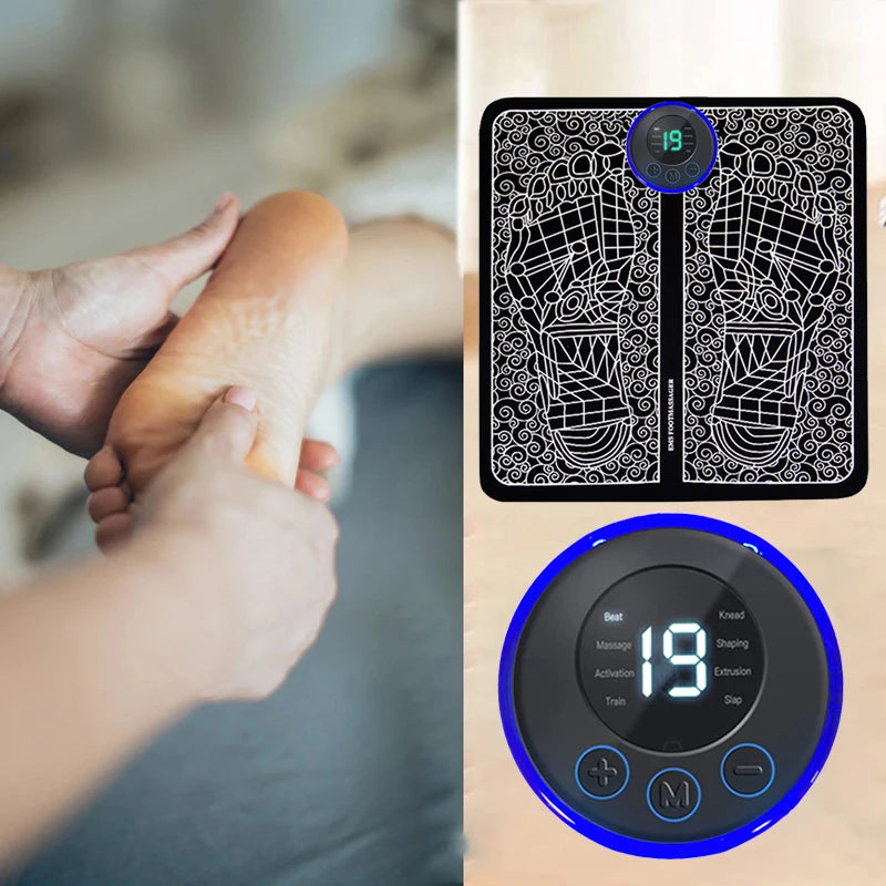 Coussin de Massage Électrique pour les Pieds – Relaxation & Récupération Musculaire à Domicile