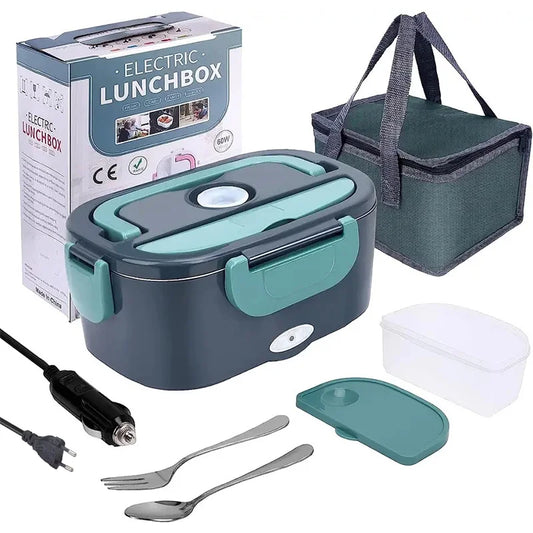 Boîte Repas Électrique Chauffante 1.5 L – 60W | Pour Voiture & Maison – Étanche & Pratique